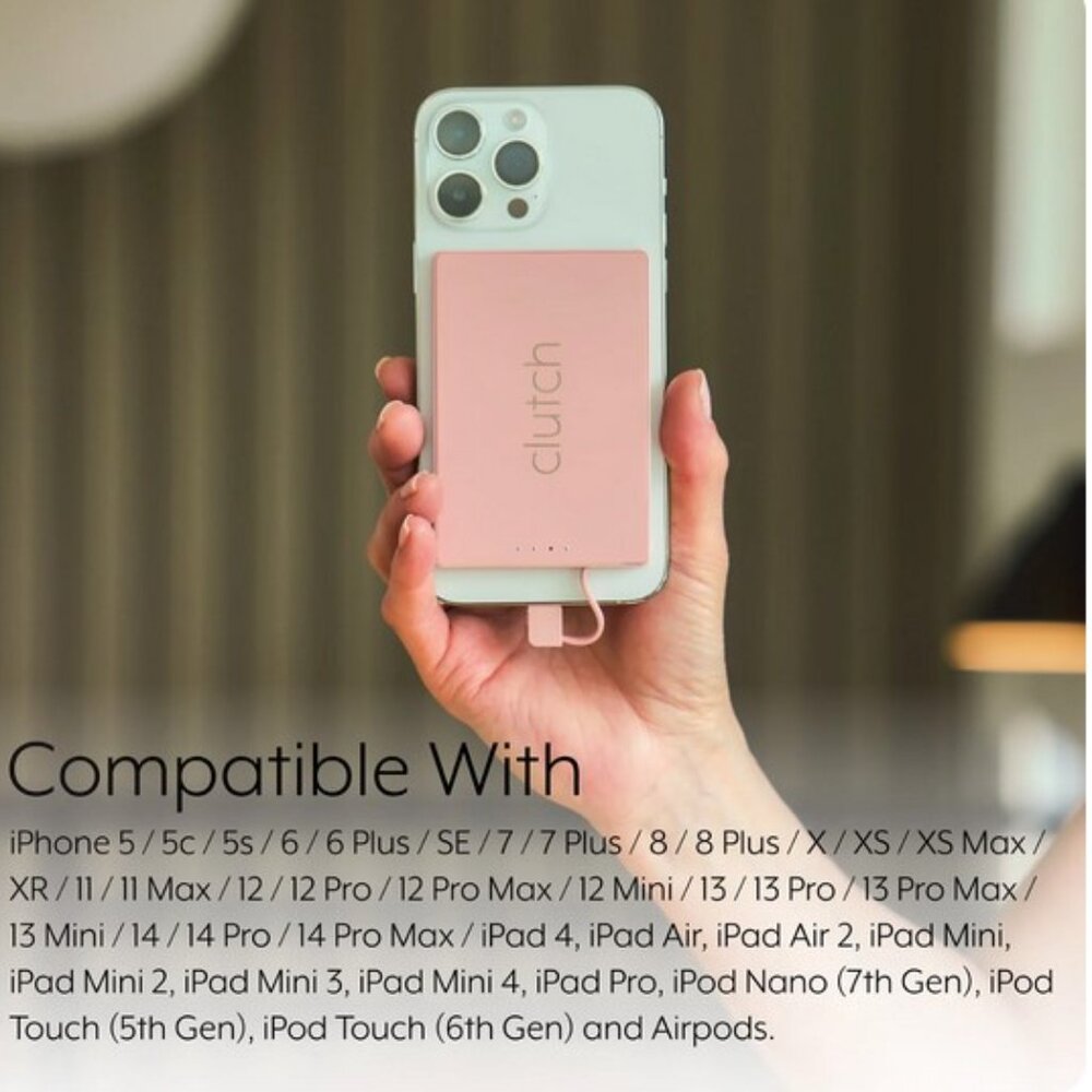 Clutch Pro Lightning Magnetic Phone Charger- New